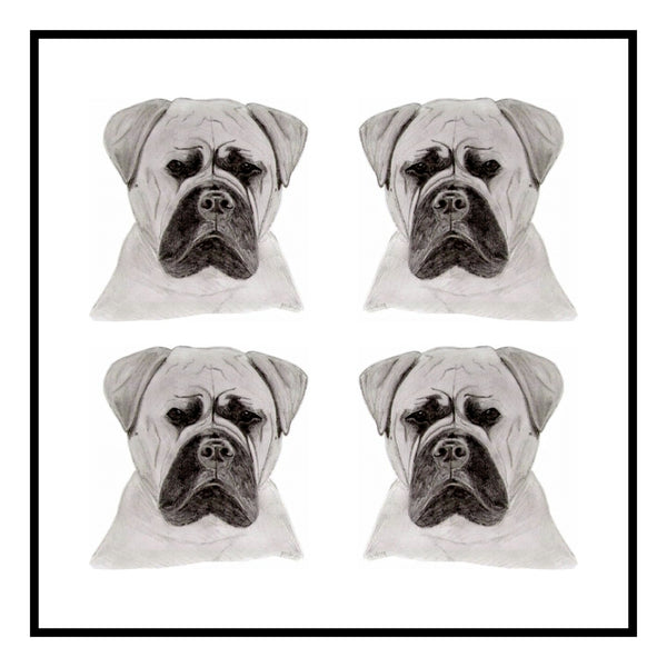 Bullmastiff Greeting Card Choice of 6 Designs BIRTHDAY, THINKING OF YOU, BLANK