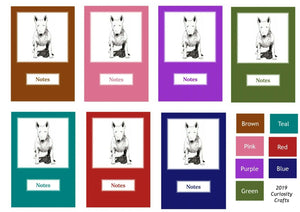 Bull Terrier A5 Wire Bound Notebook