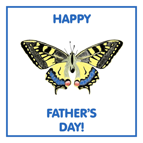 Butterfly Father's Day Card PERSONALISATION AVAILABLE