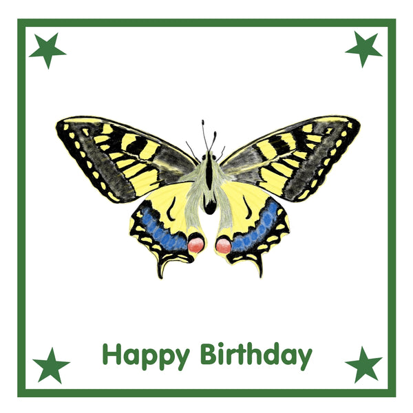 Butterfly Greeting Card Choice of 6 Designs BIRTHDAY, THINKING OF YOU, BLANK