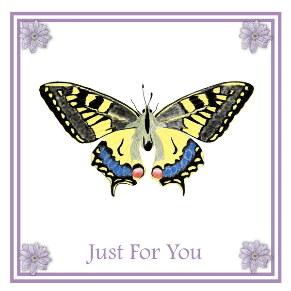 Butterfly Greeting Card Choice of 6 Designs BIRTHDAY, THINKING OF YOU, BLANK