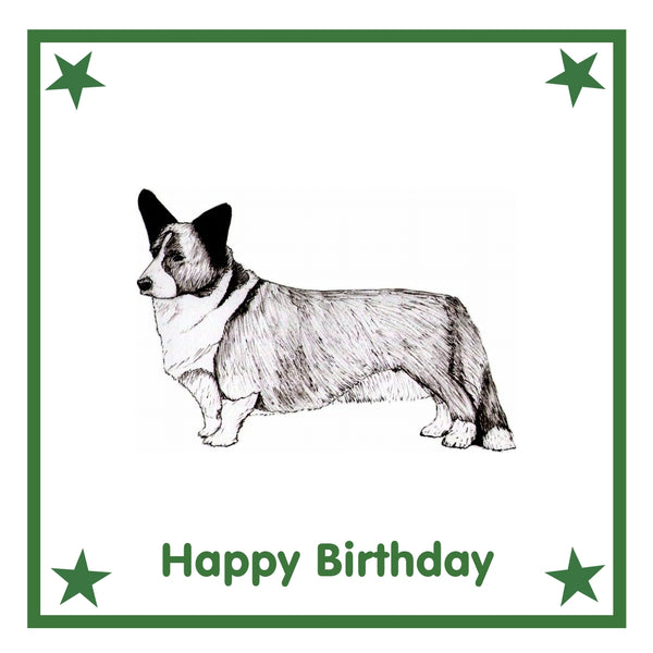 Cardigan Corgi Greeting Card Choice of 6 Designs BIRTHDAY, THINKING OF YOU, BLANK