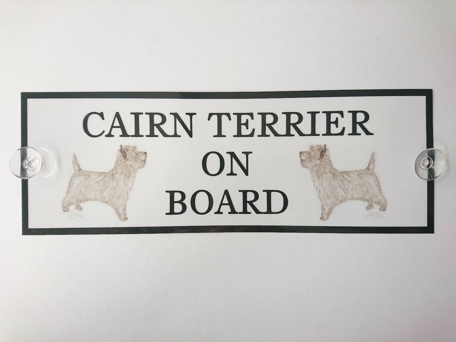 Cairn Terrier On Board Car Sign