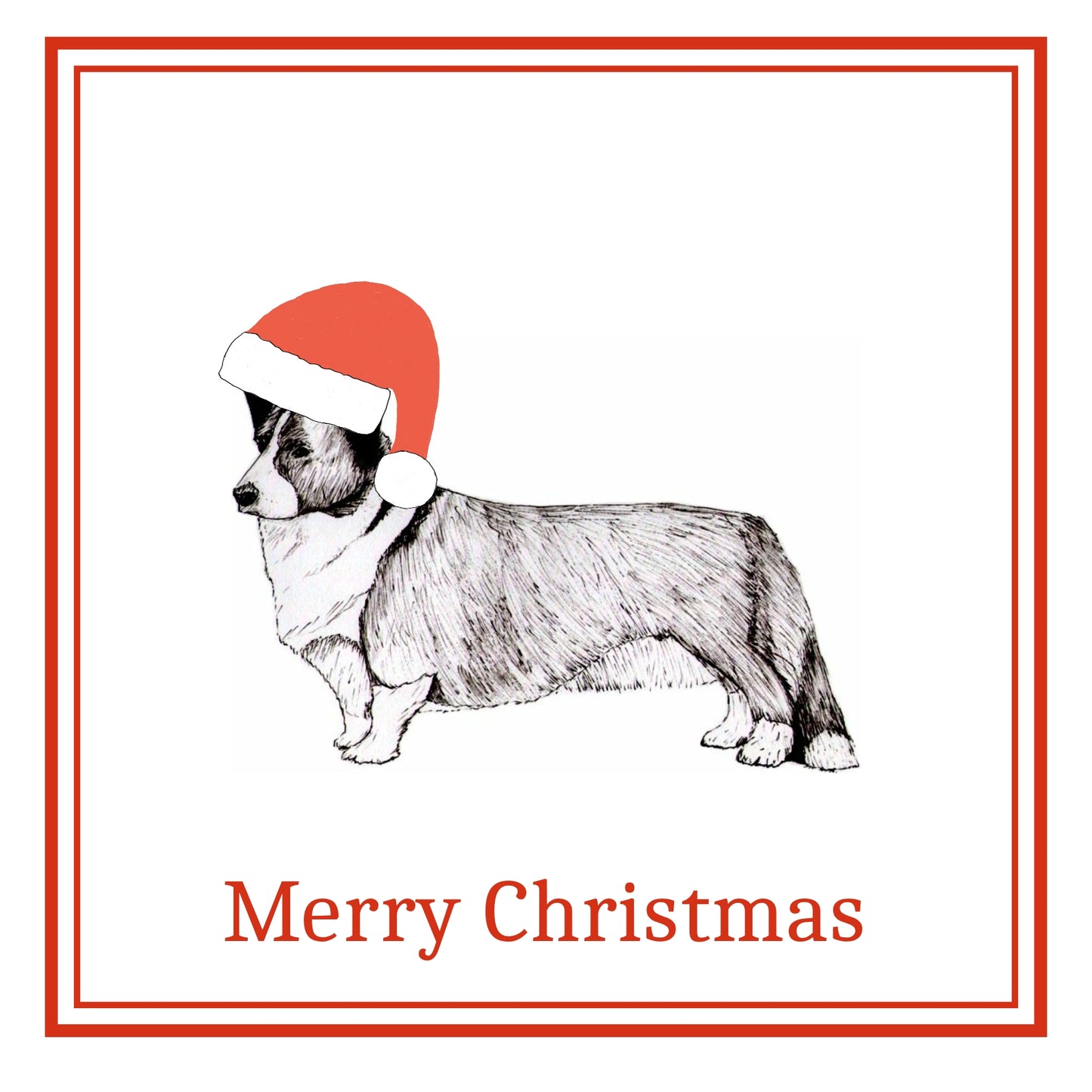 Cardigan Welsh Corgi Christmas Cards Pack of 6