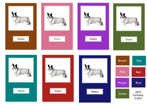 Cardigan Welsh Corgi A5 Wire Bound Notebook
