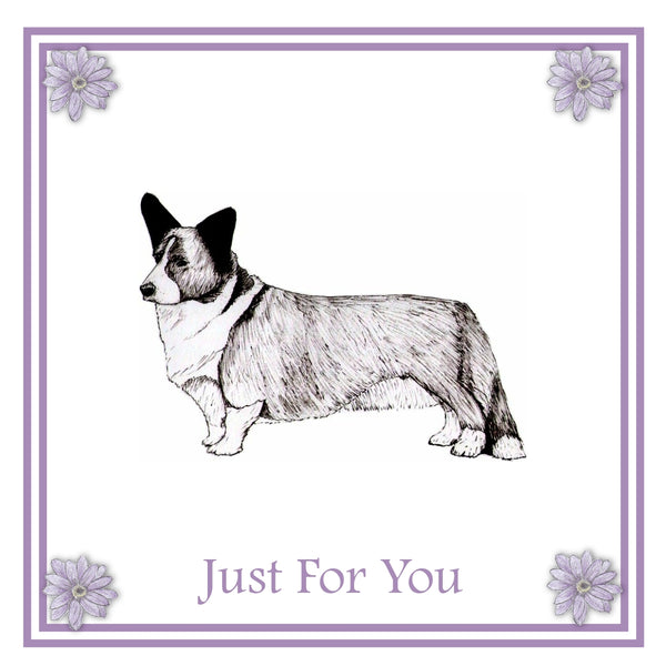 Cardigan Corgi Greeting Card Choice of 6 Designs BIRTHDAY, THINKING OF YOU, BLANK