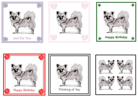 L/C Chihuahua Greeting Card Choice of 6 Designs BIRTHDAY, THINKING OF YOU, BLANK