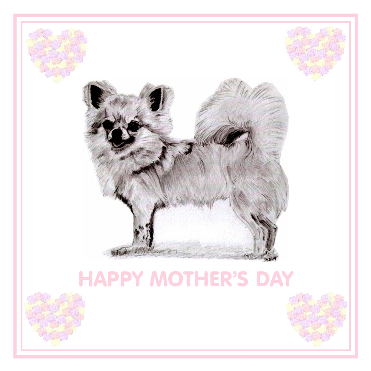 L/C Chihuahua Mother's Day Card PERSONALISATION AVAILABLE