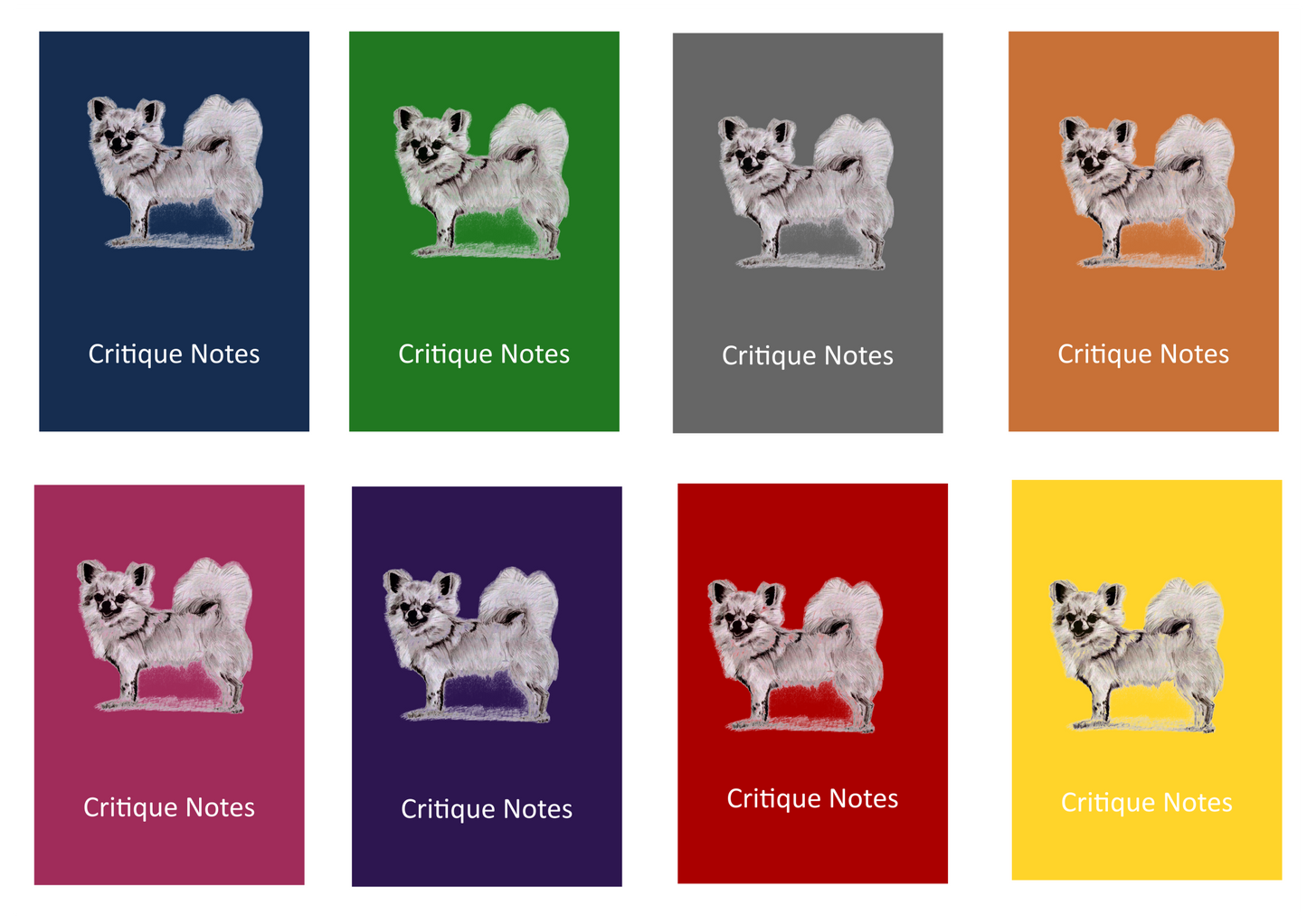 L/C Chihuahua Dog Show Judging Critique Notes Book A5