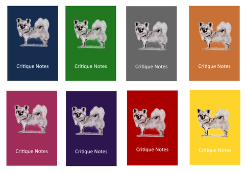 L/C Chihuahua Dog Show Judging Critique Notes Book A5