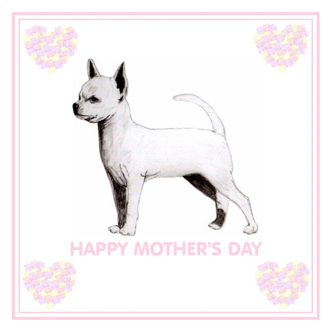 S/C Chihuahua Mother's Day Card PERSONALISATION AVAILABLE