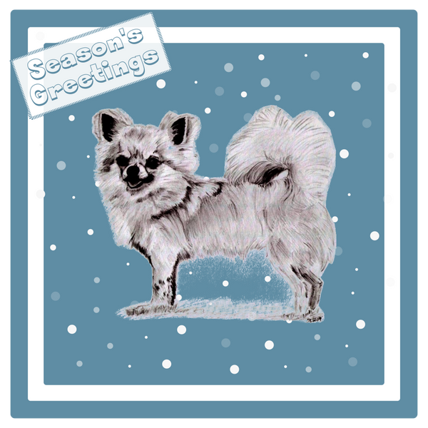 L/C Chihuahua Christmas Card Choice of 3 Card Designs Single or Multi Pack