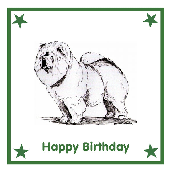 Chow Chow Greeting Card Choice of 6 Designs BIRTHDAY, THINKING OF YOU, BLANK