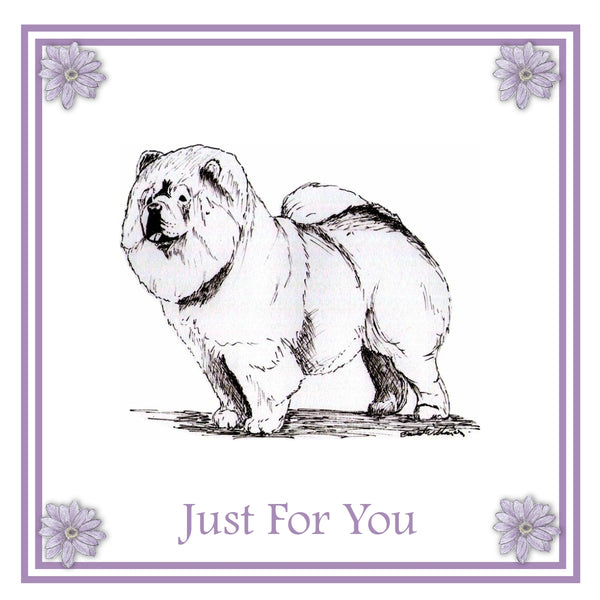 Chow Chow Greeting Card Choice of 6 Designs BIRTHDAY, THINKING OF YOU, BLANK