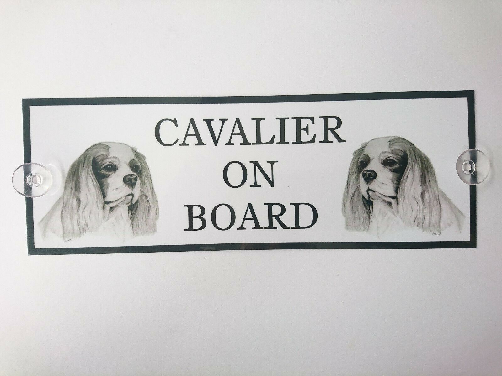 Cavalier King Charles Spaniel On Board Car Sign