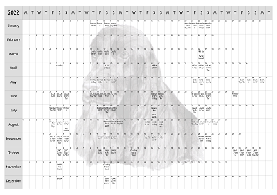 Cocker Spaniel Dog Show 2022 Year Planner A4