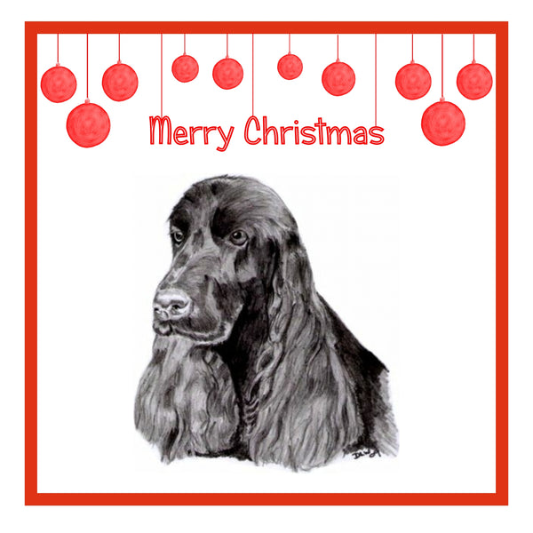 Cocker Spaniel Christmas Cards Pack of 6