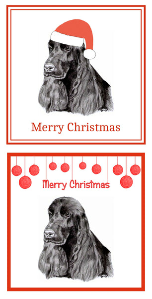 Cocker Spaniel Christmas Cards Pack of 6