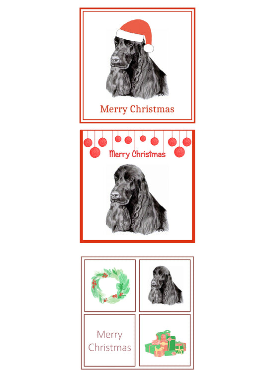 Cocker Spaniel Christmas Card Choice of 3