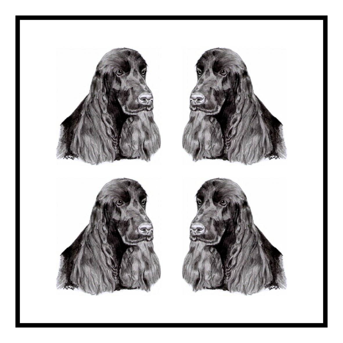 Cocker Spaniel Greeting Card Choice of 6 Designs BIRTHDAY, THINKING OF YOU, BLANK