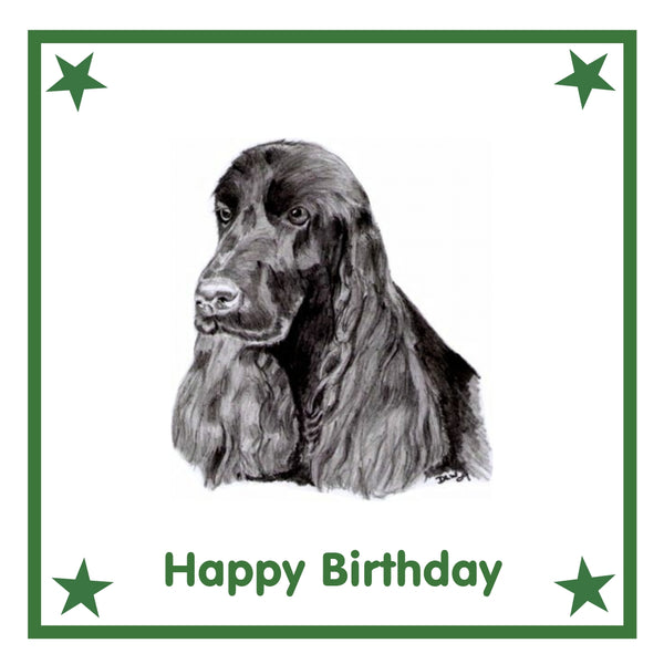 Cocker Spaniel Greeting Card Choice of 6 Designs BIRTHDAY, THINKING OF YOU, BLANK