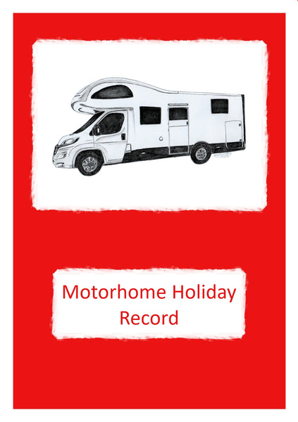 Motorhome Holiday Record Log Book