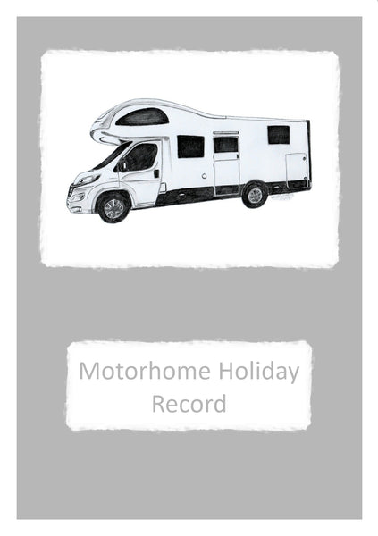 Motorhome Holiday Record Log Book