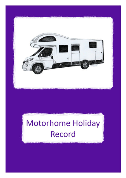 Motorhome Holiday Record Log Book