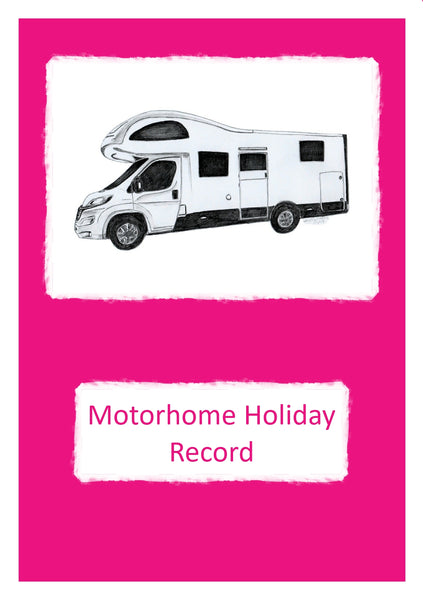 Motorhome Holiday Record Log Book