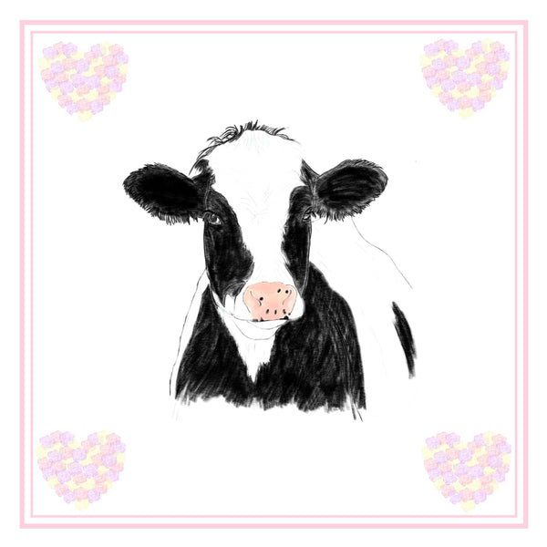 Cow Greeting Card Choice of 6 Designs BIRTHDAY, THINKING OF YOU, BLANK