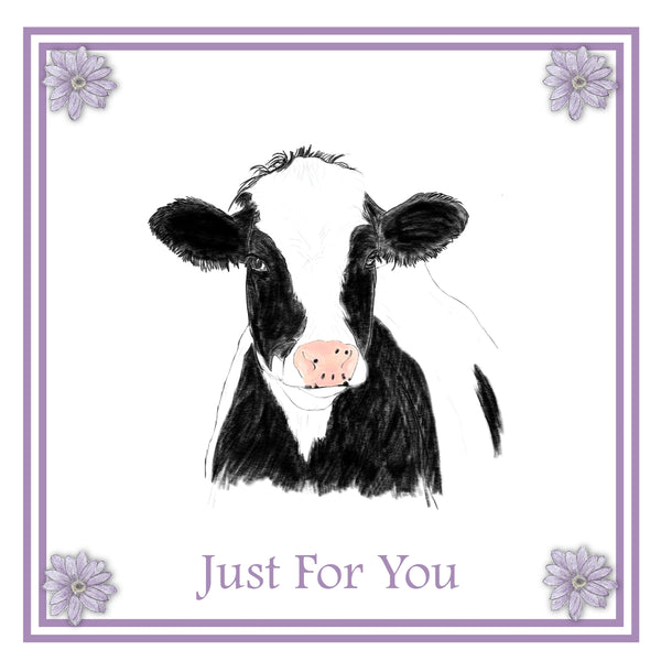 Cow Greeting Card Choice of 6 Designs BIRTHDAY, THINKING OF YOU, BLANK