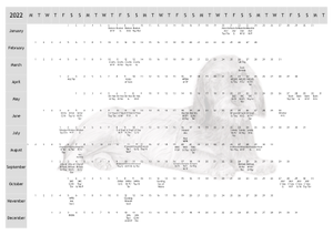 W/H Dachshund Dog Show 2022 Year Planner A4