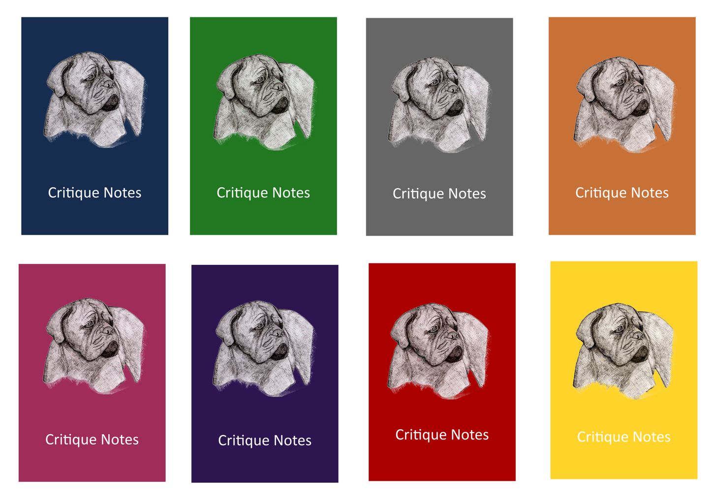 Dogue de Bordeaux Dog Show Judging Critique Notes Book A5