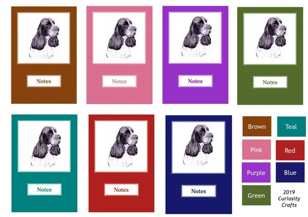 English Springer Spaniel A5 Wire Bound Notebook