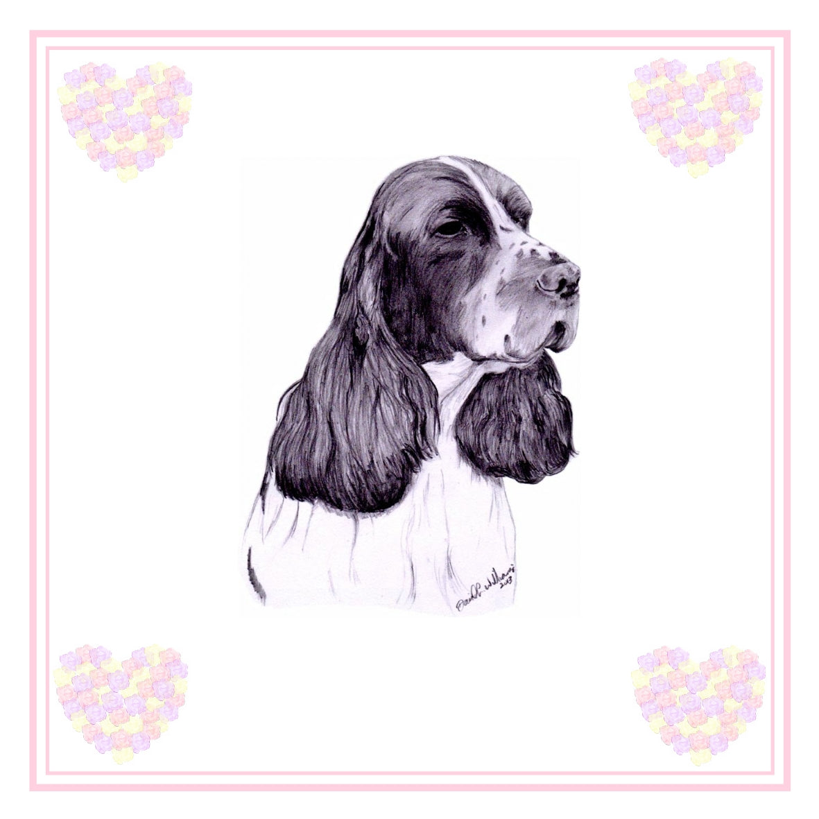 English Springer Spaniel Greeting Card Choice of 6 Designs BIRTHDAY, THINKING OF YOU, BLANK
