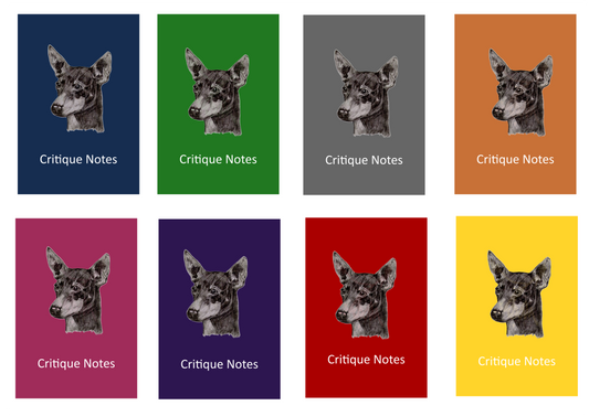 English Toy Terrier Dog Show Judging Critique Notes Book A5