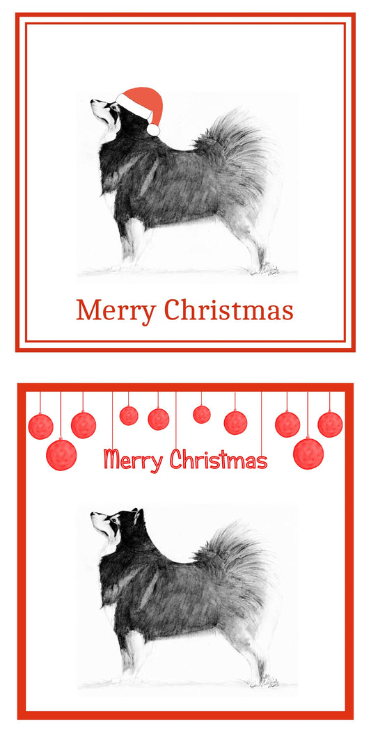 Finnish Lapphund Christmas Cards Pack of 6
