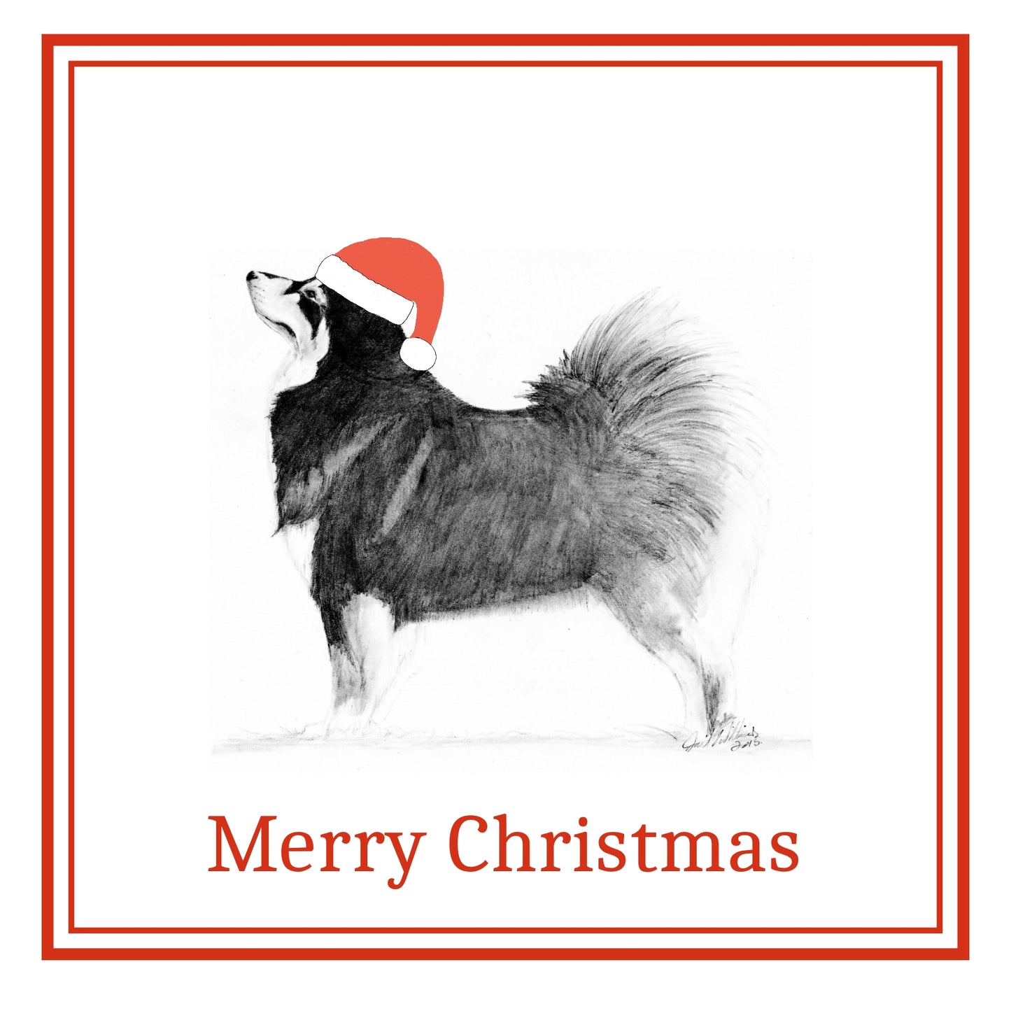 Finnish Lapphund Christmas Cards Pack of 6