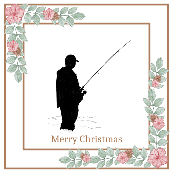 Fisherman Christmas Card Choice of 3 Card Designs Single or Multi Pack