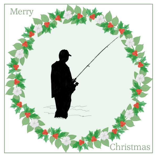 Fisherman Christmas Card Choice of 3 Card Designs Single or Multi Pack