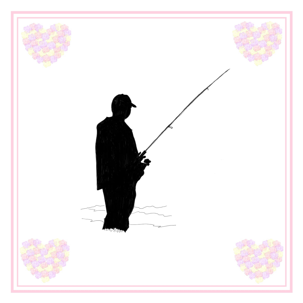 Fisherman Greeting Card Choice of 6 Designs BIRTHDAY, THINKING OF YOU, BLANK