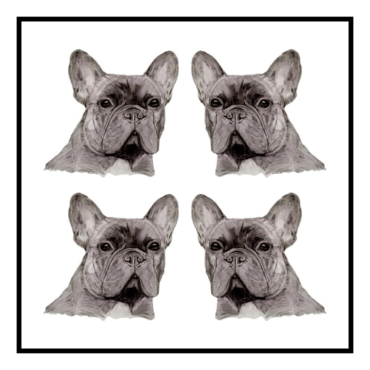 French Bulldog (A) Greeting Card Choice of 6 Designs BIRTHDAY, THINKING OF YOU, BLANK
