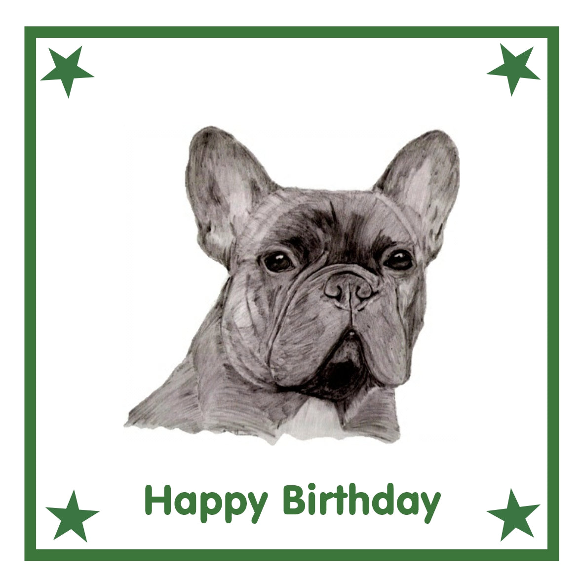 French Bulldog (A) Greeting Card Choice of 6 Designs BIRTHDAY, THINKING OF YOU, BLANK