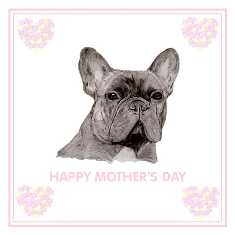 French Bulldog (A) Mother's Day Card PERSONALISATION AVAILABLE