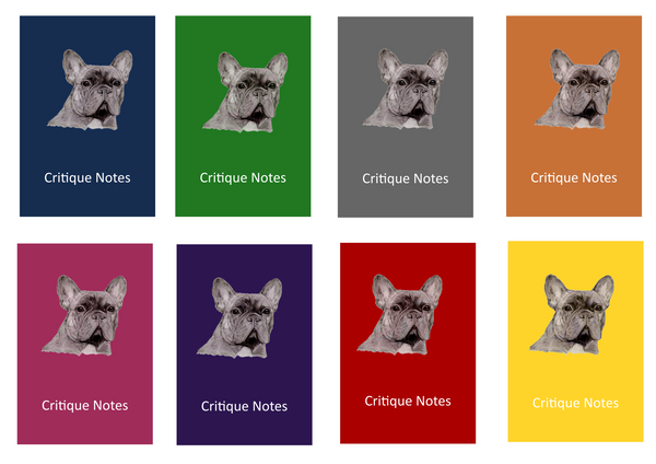 French Bulldog Dog Show Judging Critique Notes Book A5