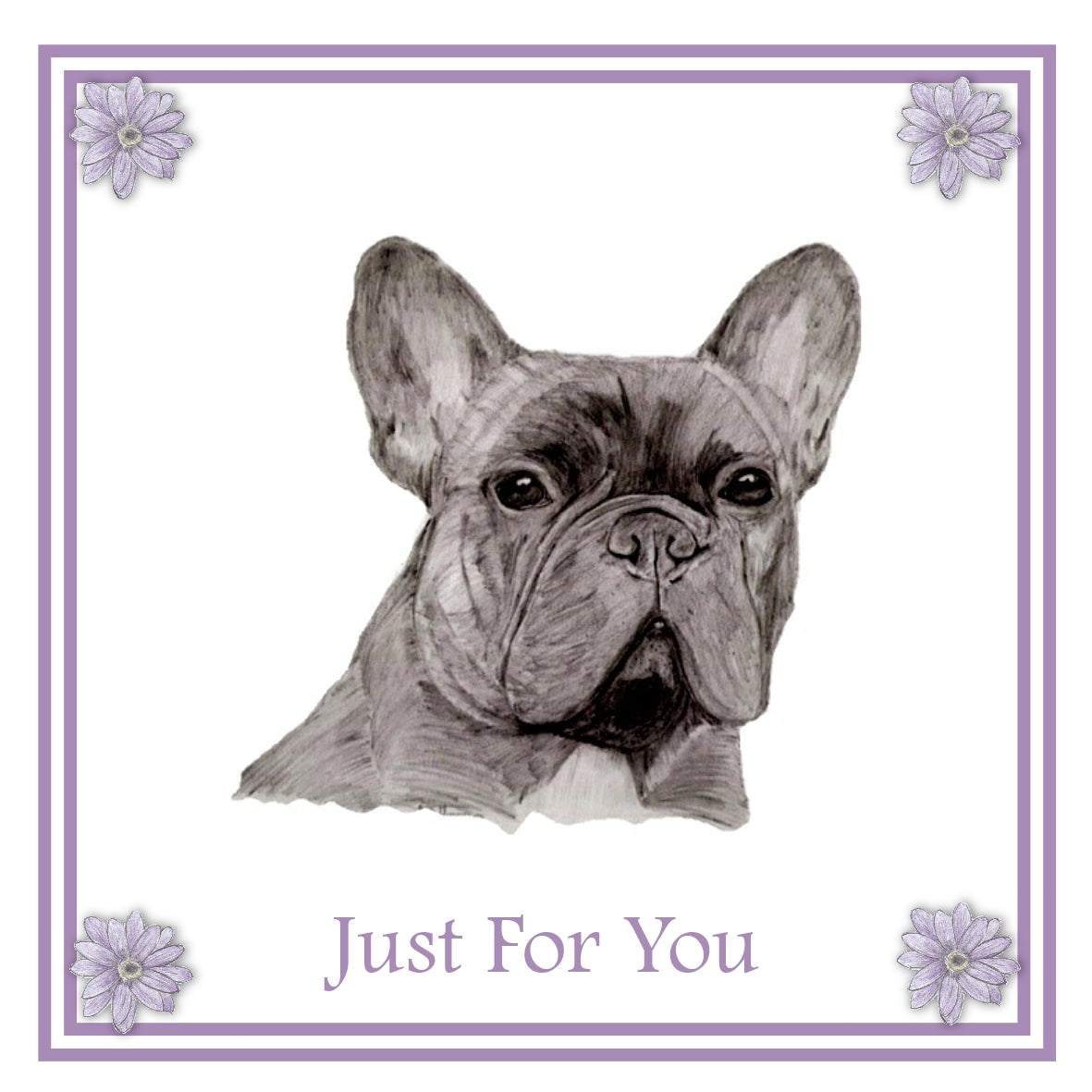 French Bulldog (A) Greeting Card Choice of 6 Designs BIRTHDAY, THINKING OF YOU, BLANK