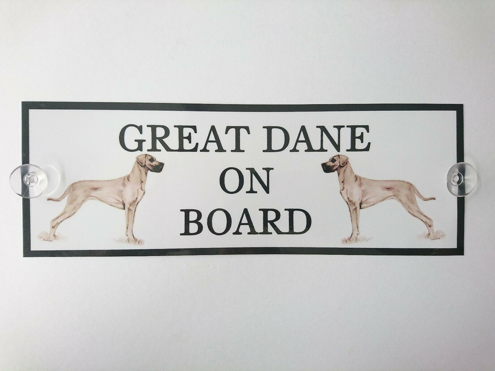 Great Dane On Board Car Sign