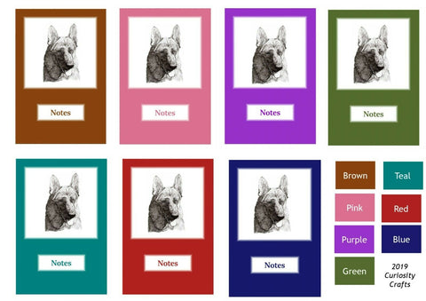 German Shepherd Dog A5 Wire Bound Notebook