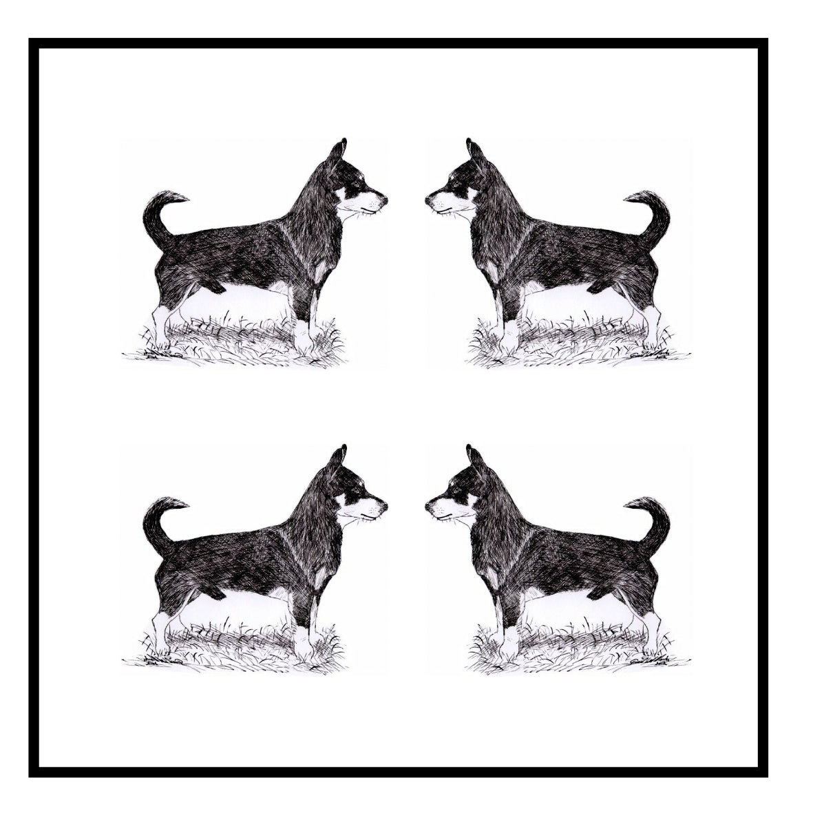 Lancashire Heeler Greeting Card Choice of 6 Designs BIRTHDAY, THINKING OF YOU, BLANK