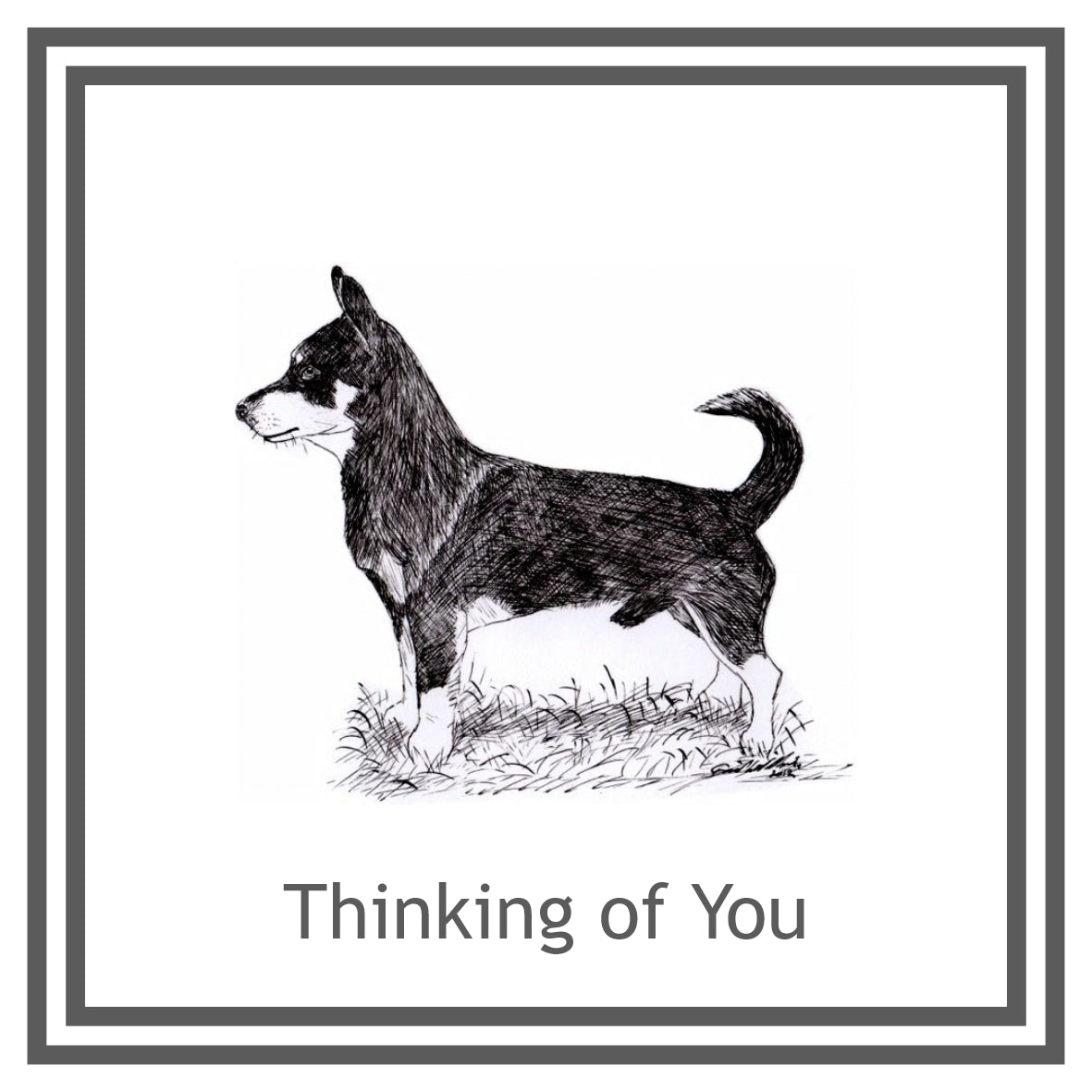 Lancashire Heeler Greeting Card Choice of 6 Designs BIRTHDAY, THINKING OF YOU, BLANK